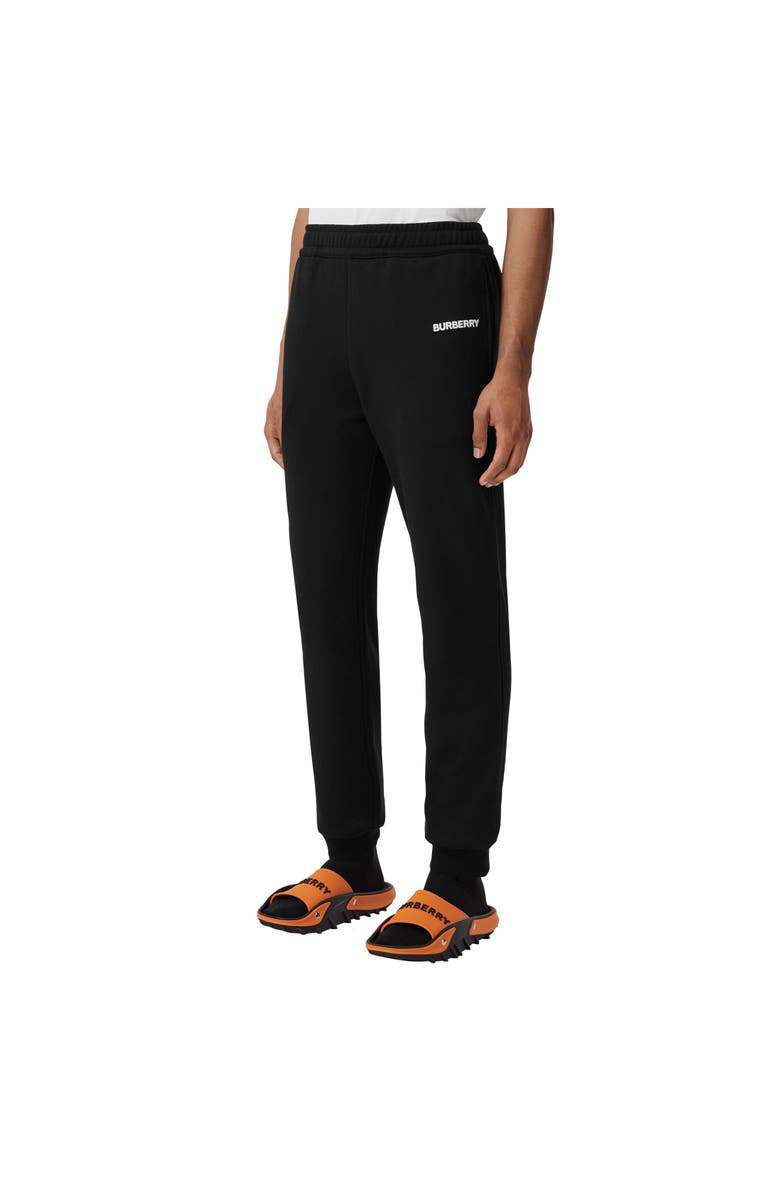 Burberry Cotton Jogging Pants, Alternate, color, Black