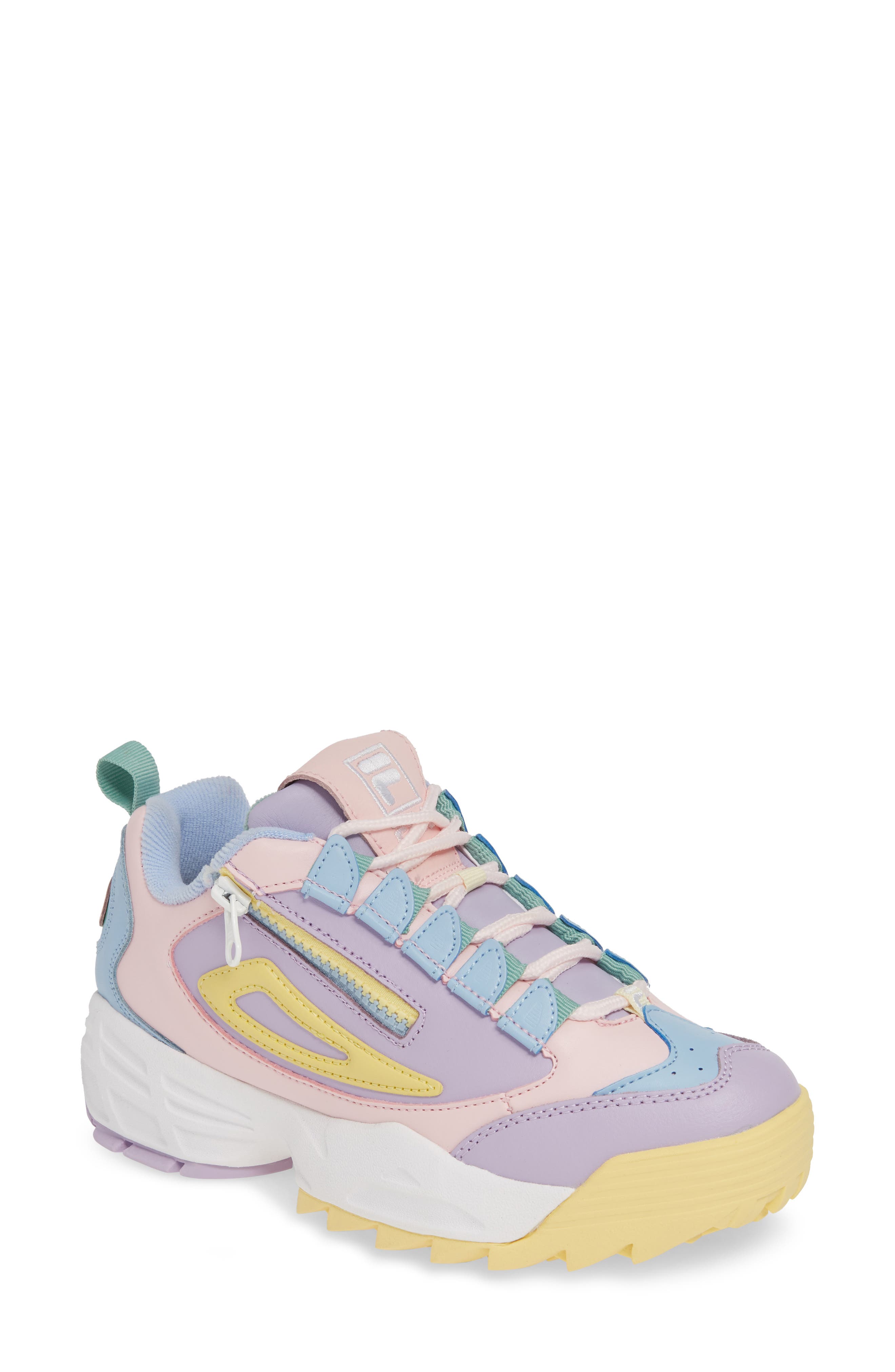FILA Disruptor 3 Colorblock Zip Sneaker, Main, color, 