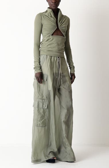 【関税込み】Rick Owens ブラウン Porterville Prong ミニドレス Khaki Porterville Prong Minidress by Rick Owens on Sale