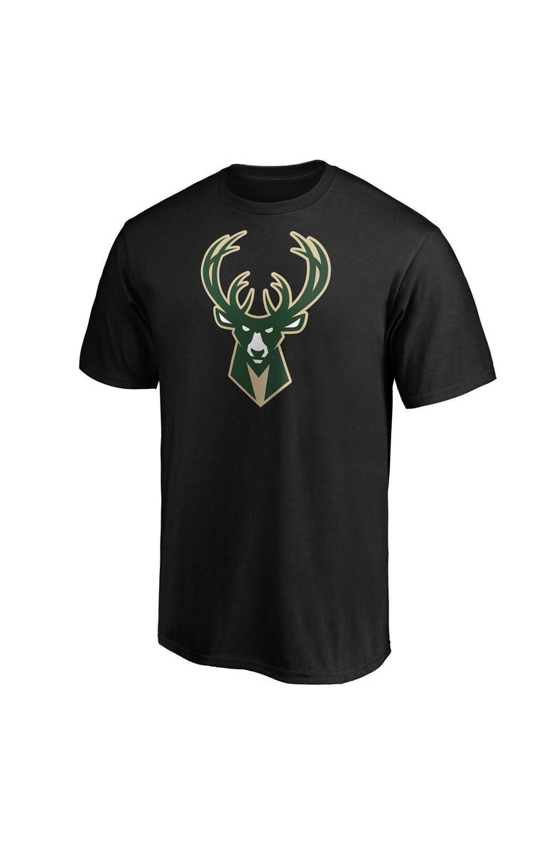 FANATICS Men's Fanatics Branded Giannis Antetokounmpo Black Milwaukee Bucks Team Playmaker Name & Number T-Shirt, Alternate, color, Black