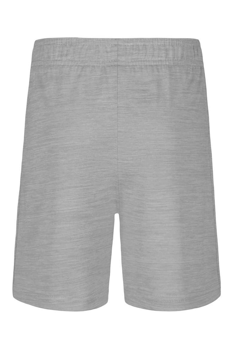 Kids' Tech Logo Shorts, Alternate, color, STEEL