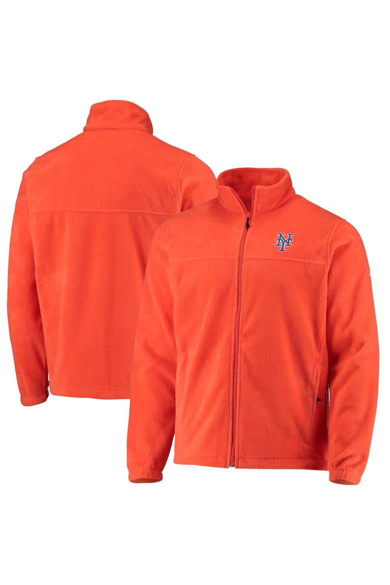 Men's Columbia Orange New York Mets Full-Zip Flanker Jacket, Alternate, color, Orange