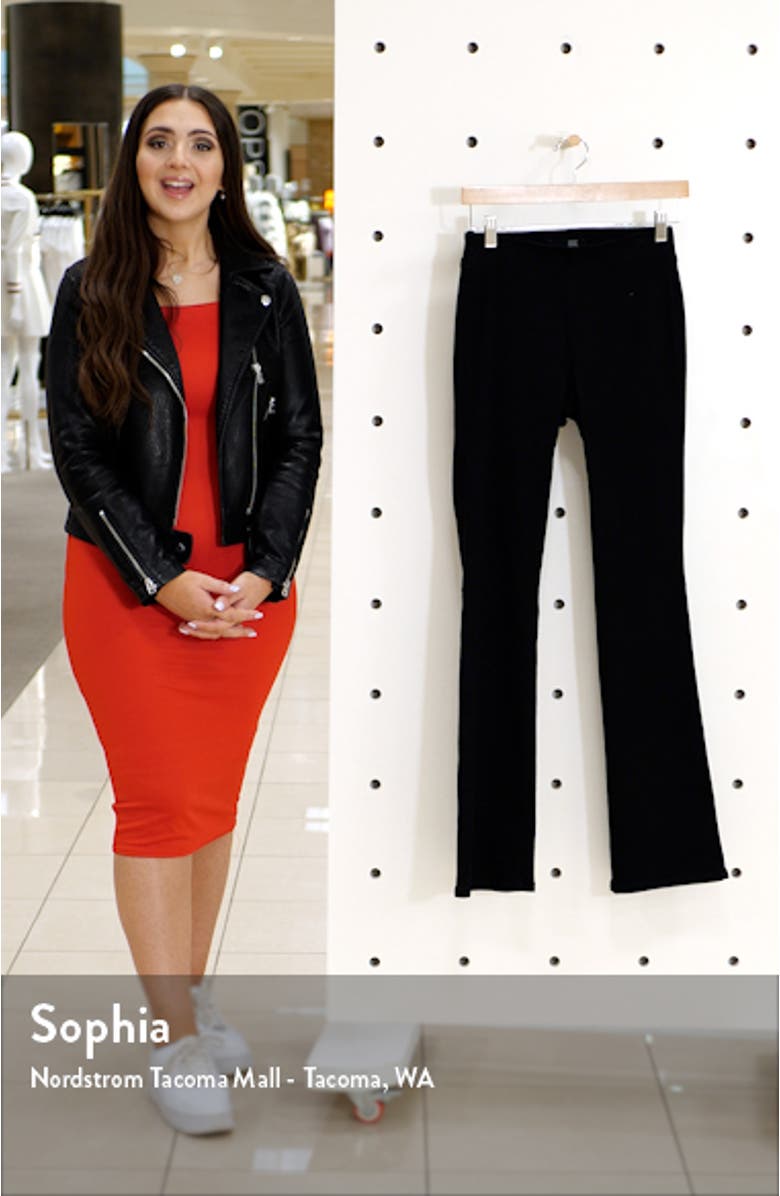 High Waist Pull-On Slim Bootcut Jeans, sales video thumbnail