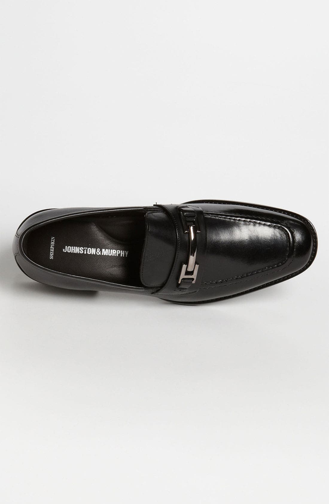 'Larsey' Bit Loafer, Alternate, color, BLACK