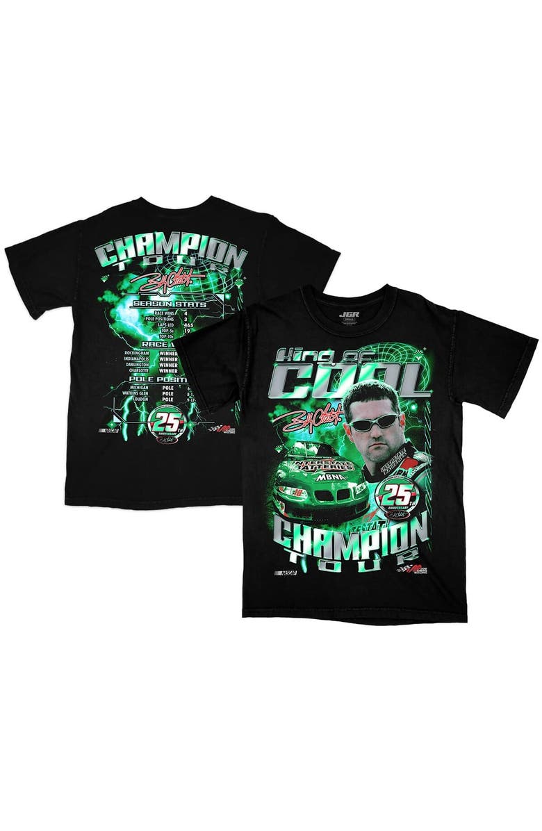 JOE GIBBS RACING TEAM COLLECTION Men's Joe Gibbs Racing Team Collection Black Bobby Labonte Interstate Batteries Legends T-Shirt, Alternate, color, Black