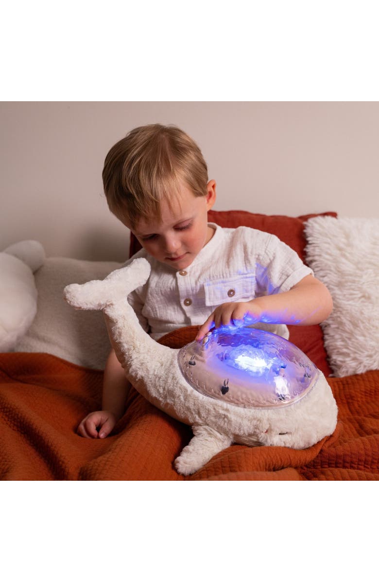 Cloud B Tranquil Whale Eco - Nightlight Projector toy & Soothing Sound Machine for Better Sleep, Alternate, color, White