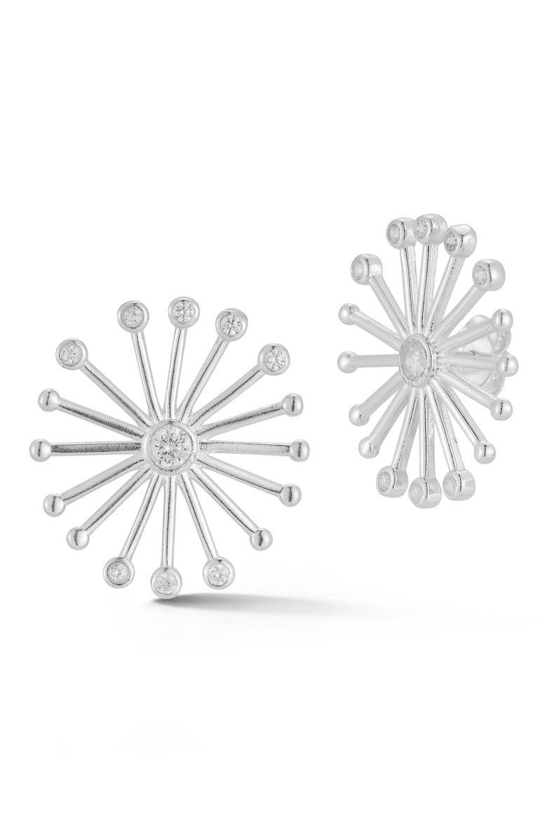 Statement Stud Earrings, Main, color, SILVER