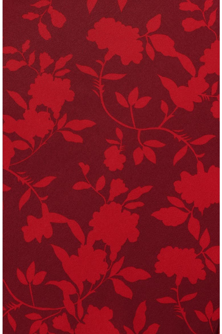 Patricia Floral Maxi Dress, Alternate, color, BURGUNDY/ RED FLORAL