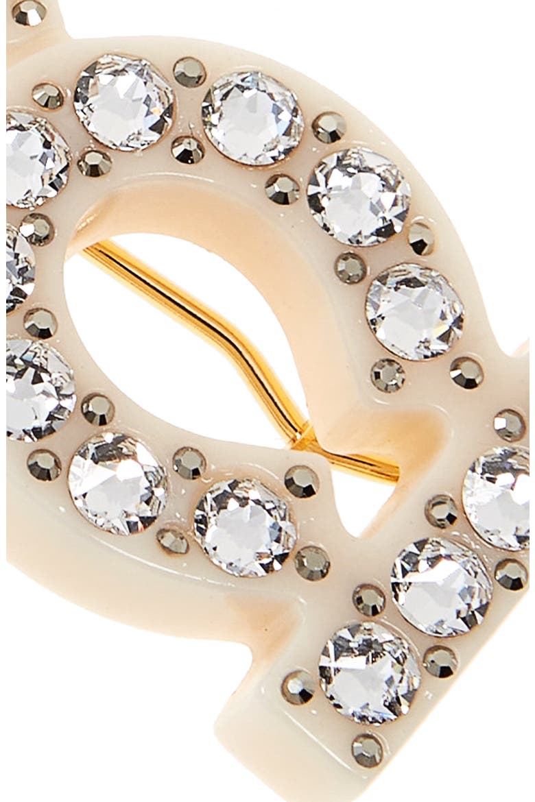 Resin Hair Clip, Alternate, color, WHITE