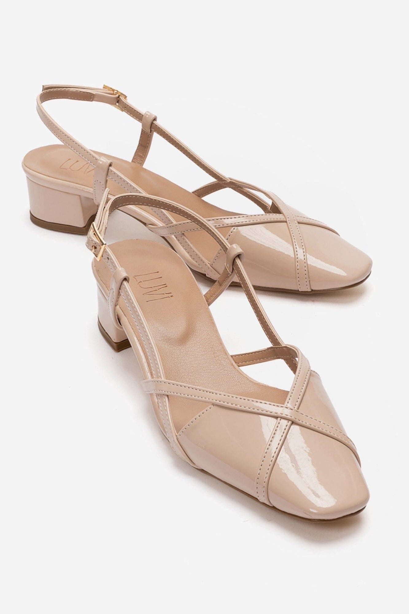Olena Block Heel Slingback Pump, Main, color, Beige