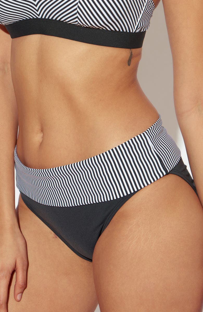 BLEU by Rod Beattie Inside the Lines Bikini Bottoms, Alternate, color,