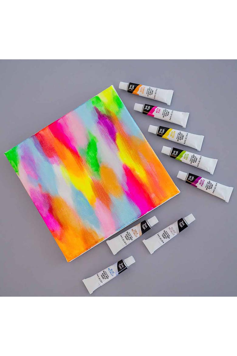Professional Heavy Body Acrylic Paint Set 12 Tubes, Alternate, color, Multicolored