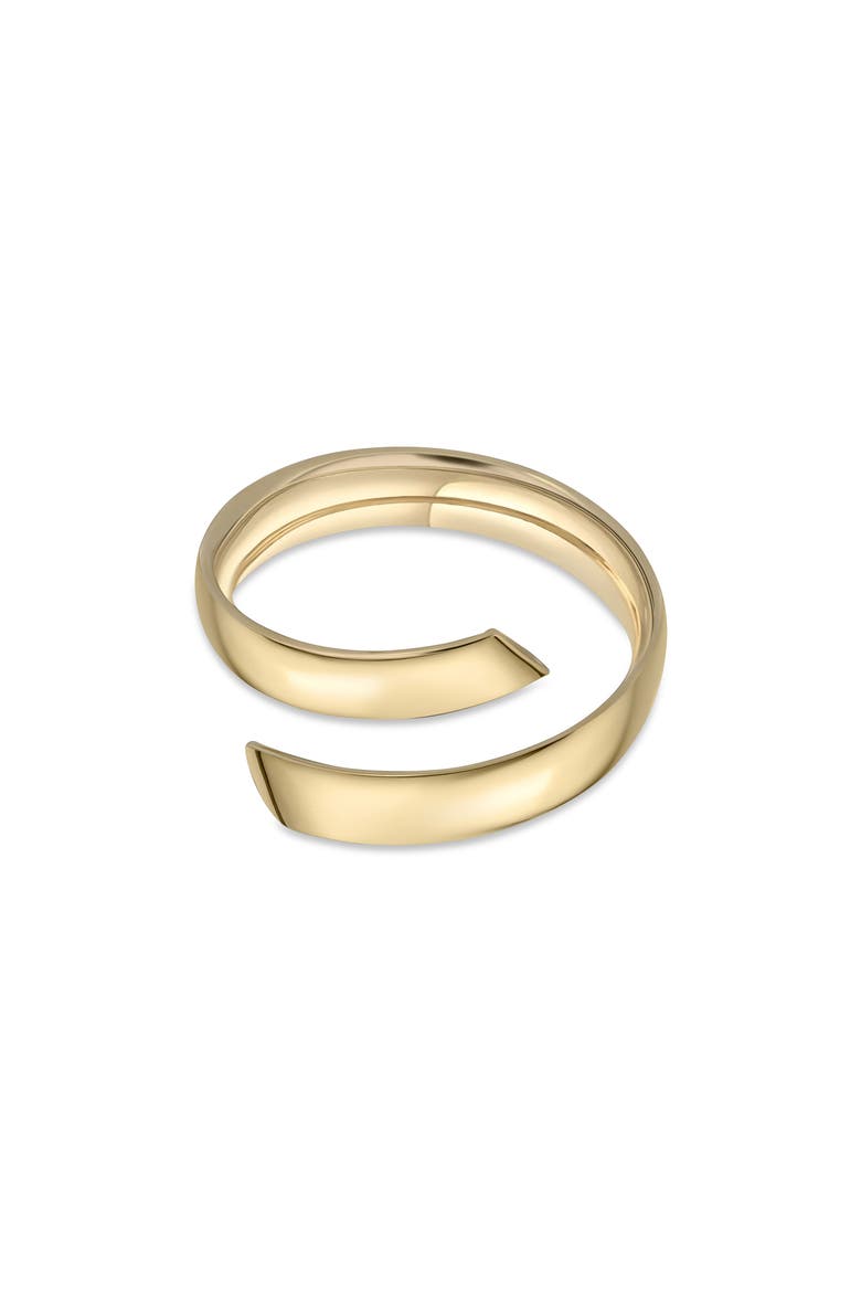 14K Gold Beveled Edge Bypass Ring, Alternate, color, 14K YELLOW GOLD