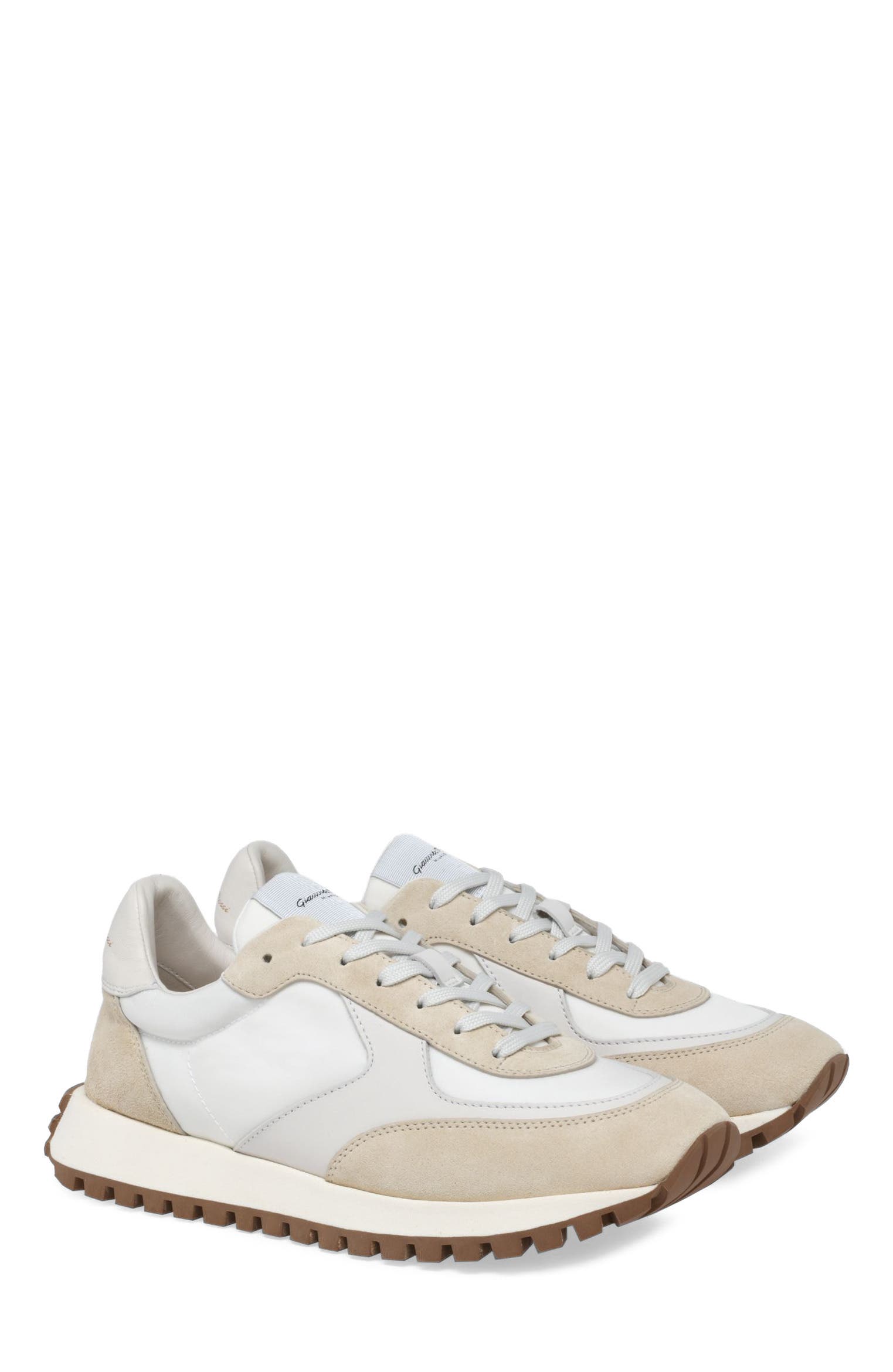Gravel Sneakers, Alternate, color, White Leather