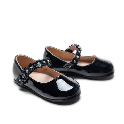 Amelia Floral Band Flats (Walker & Toddler)