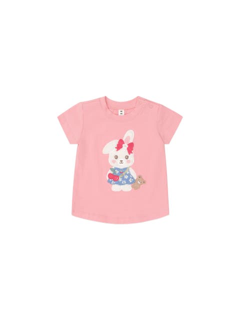 Flower Field Bunny Tee (Baby)