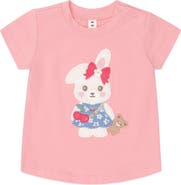 Huxbaby Flower Field Bunny Tee