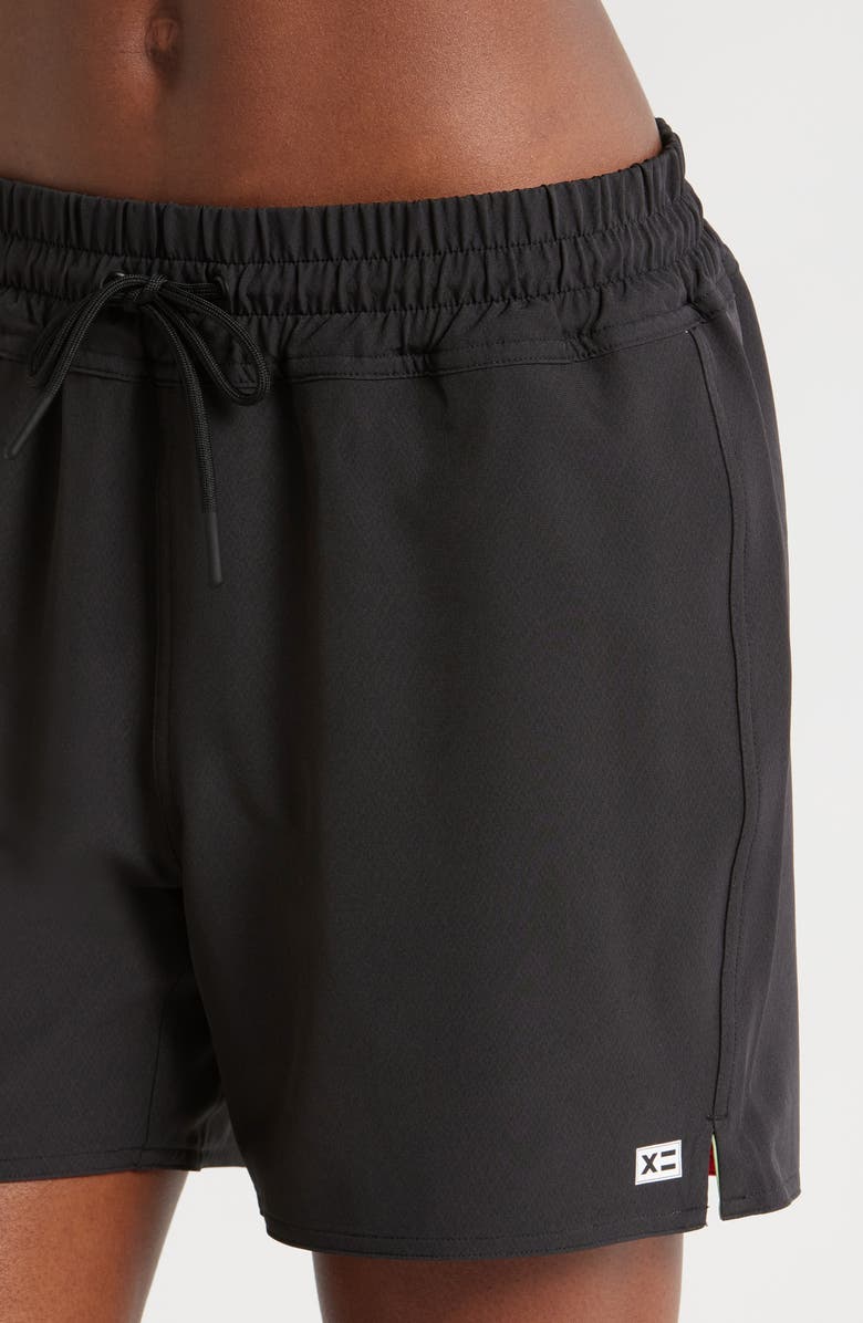 TomboyX 5-Inch Reversible Board Shorts, Alternate, color, Melting Rainbow