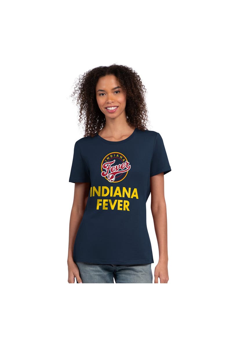 Women's Starter  Navy Indiana Fever WNBA 30th Anniversary Scoop Neck T-Shirt, Main, color, Navy