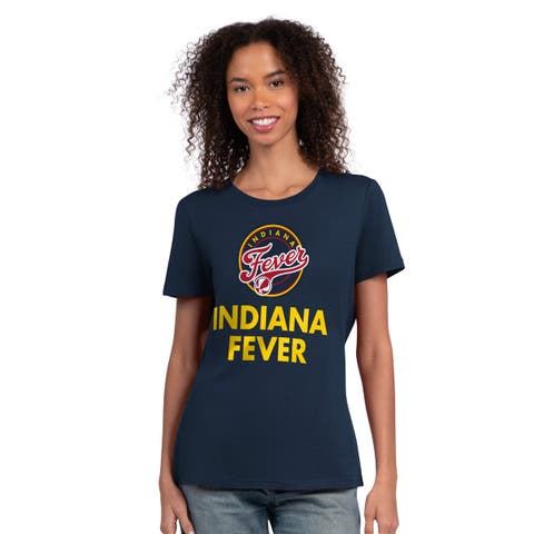 Women's Starter  Navy Indiana Fever WNBA 30th Anniversary Scoop Neck T-Shirt