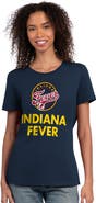 STARTER Women's Starter  Navy Indiana Fever WNBA 30th Anniversary Scoop Neck T-Shirt