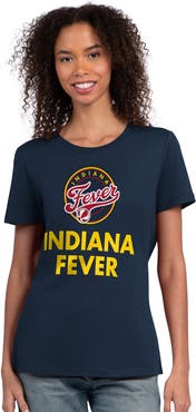 STARTER Women's Starter  Navy Indiana Fever WNBA 30th Anniversary Scoop Neck T-Shirt