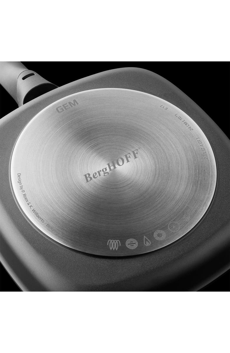 BergHOFF Cast Aluminum 10" Grill Pan, Alternate, color, Black