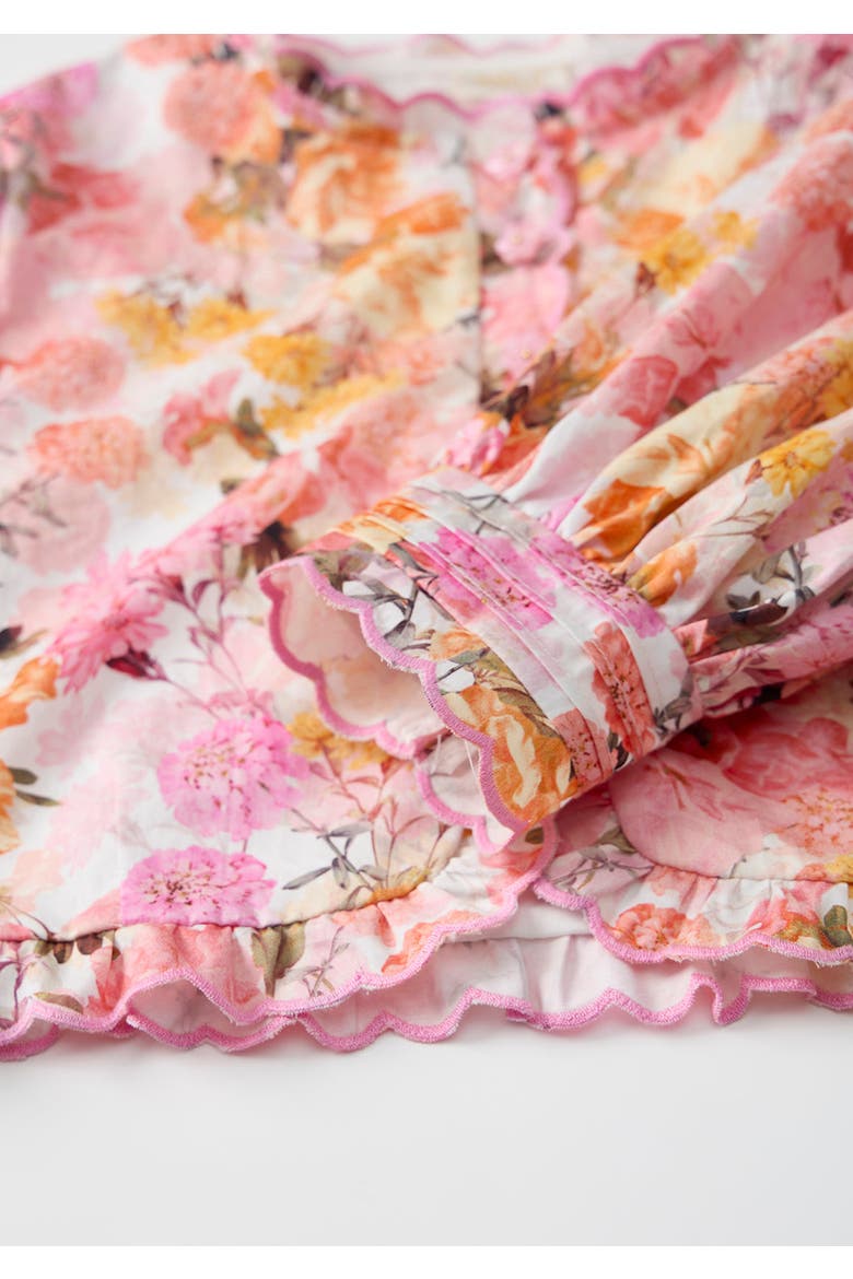 Alessia Cotton Sleeve Top, Alternate, color, Floral