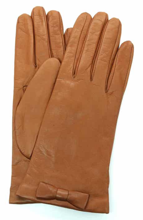Portolano Bow Leather Gloves