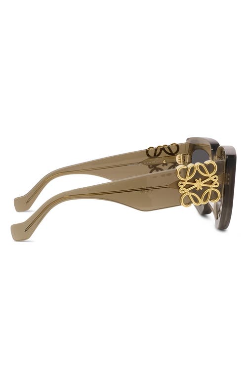 Loewe Anagram Lw40154u Sunglasses In Brown