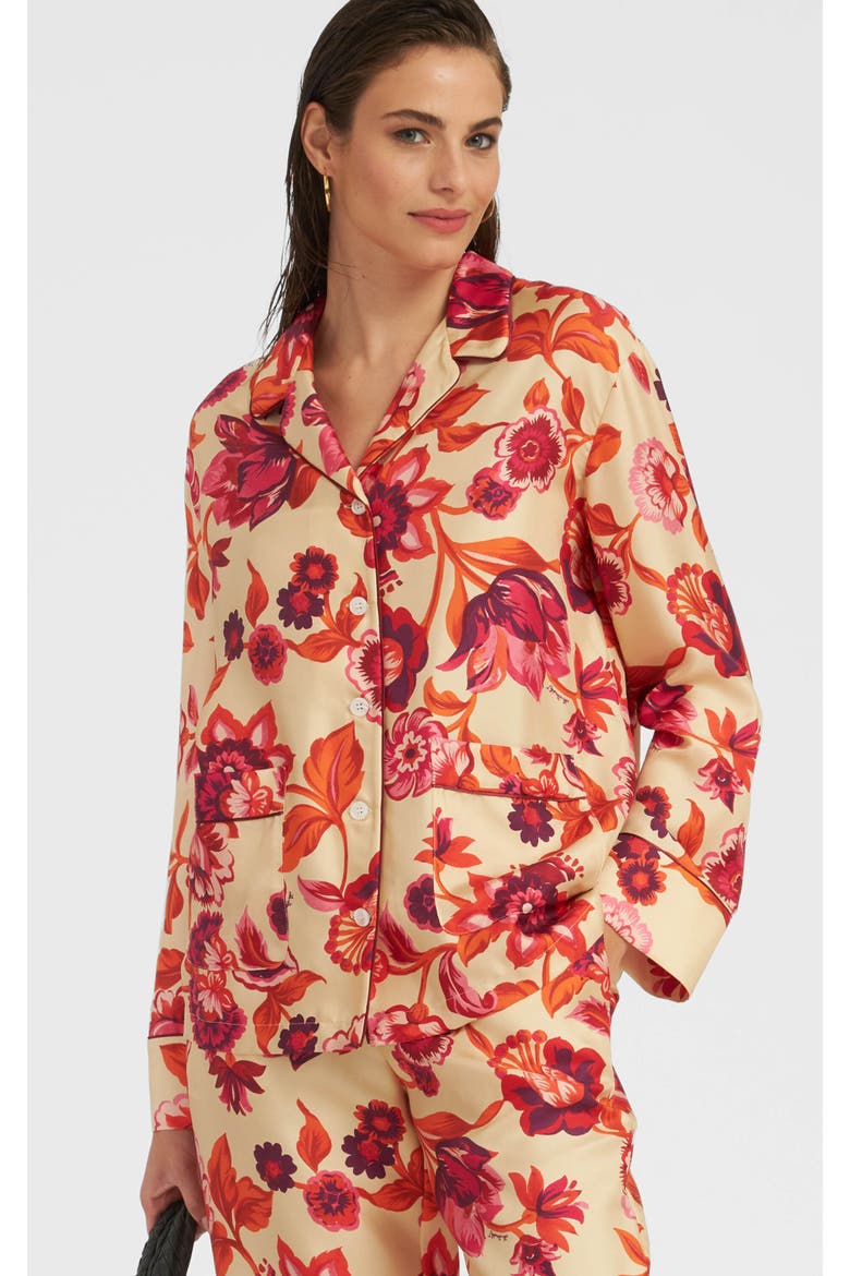 Pajama Shirt Hottie Cream, Main, color, Hottie Cream