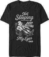 Lost Gods Men's Lost Gods Not Sleeping Just Resting My Eyes Graphic T-Shirt