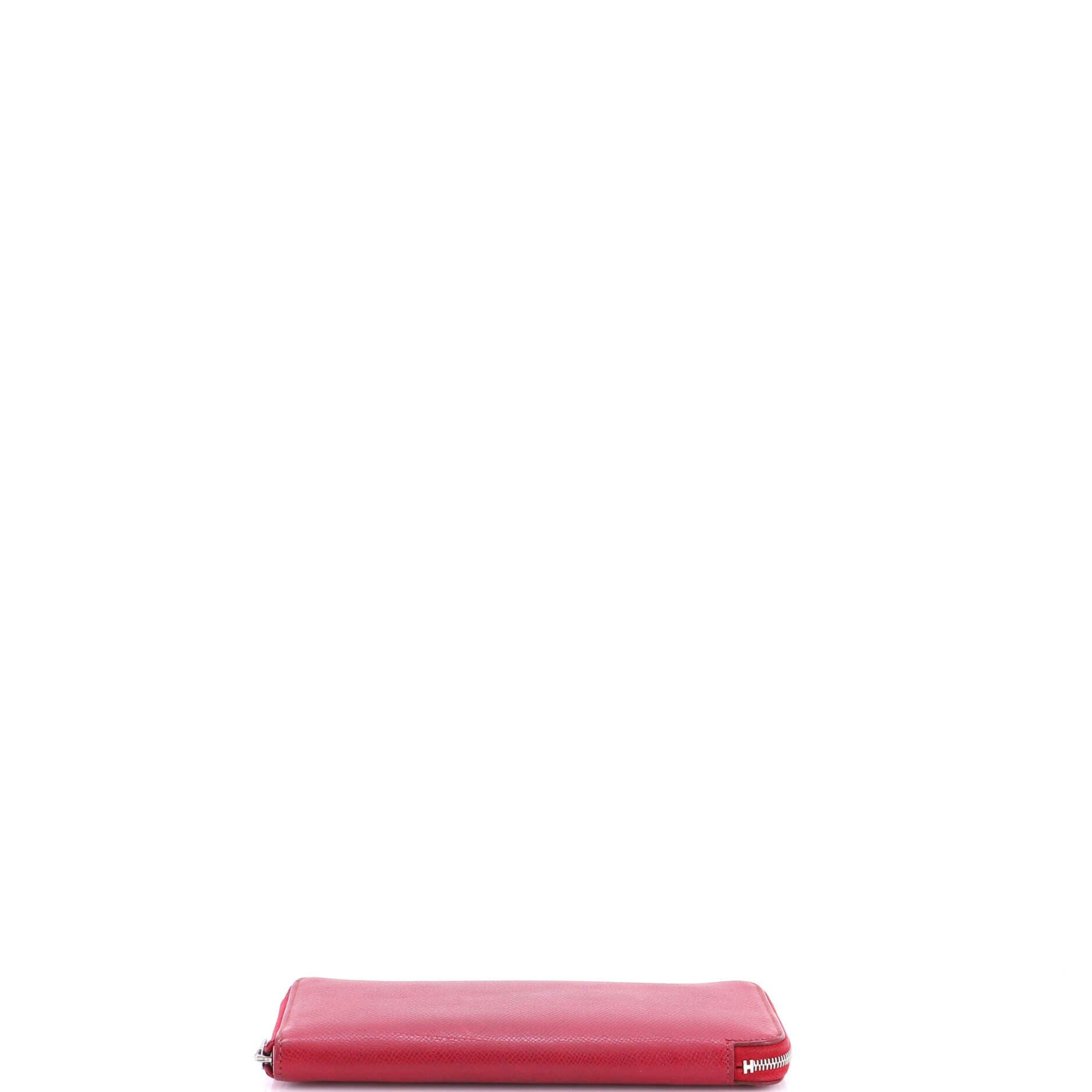 Azap Zip Around Wallet Silk'in Epsom Long, Alternate, color, Red