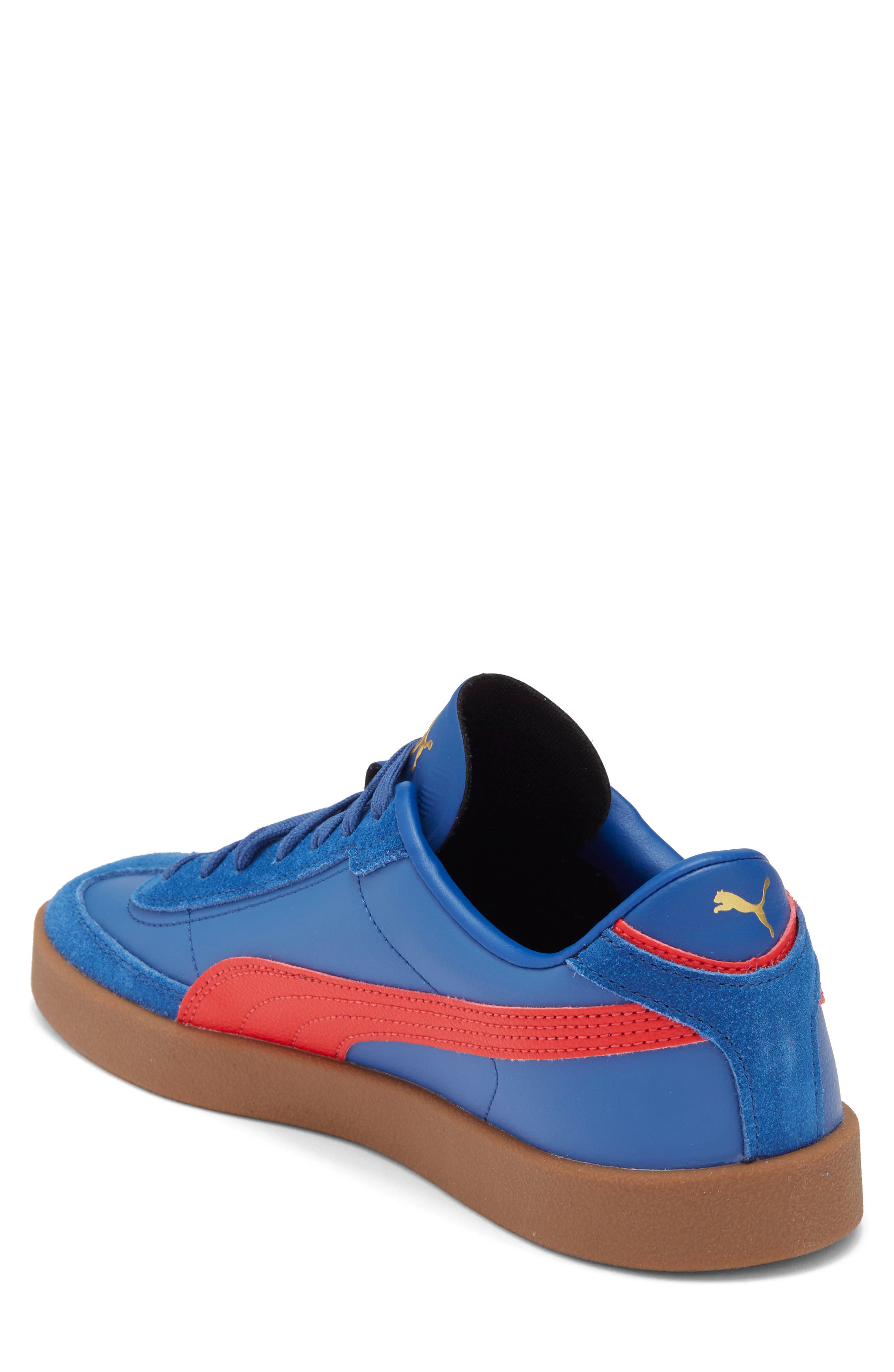 PUMA Club II Era Sneaker, Alternate, color, Clyde Royal/ Puma Red