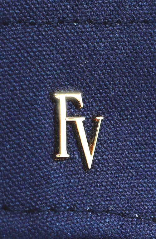 Frances Valentine Logo Hardware Visor In Blue