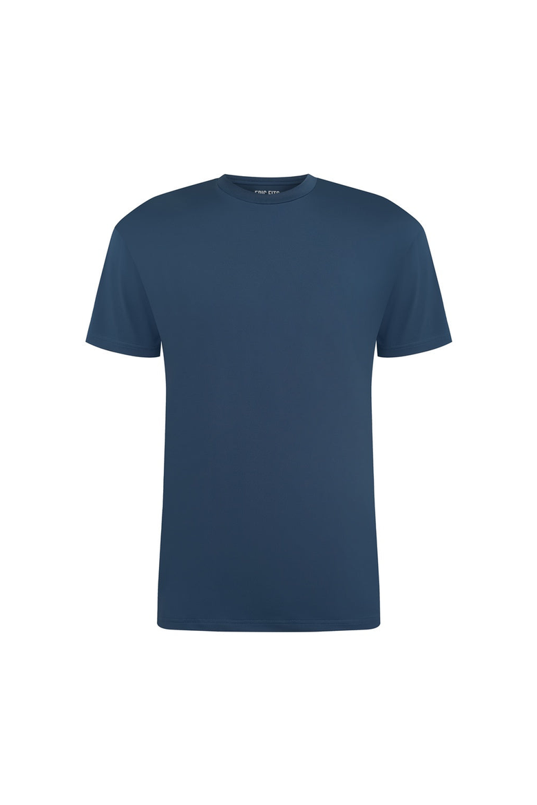 Active Tech Crew Neck T-Shirt, Alternate, color, Slate Blue