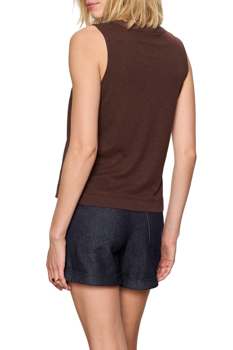 All Set Button Tank, Alternate, color, RICH SOIL BROWN