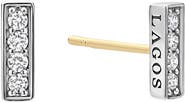 LAGOS Linear Diamond Stud Earrings