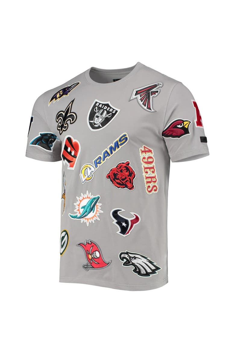 Men's Pro Standard Gray NFL League Wordmark T-Shirt, Alternate, color, Gray