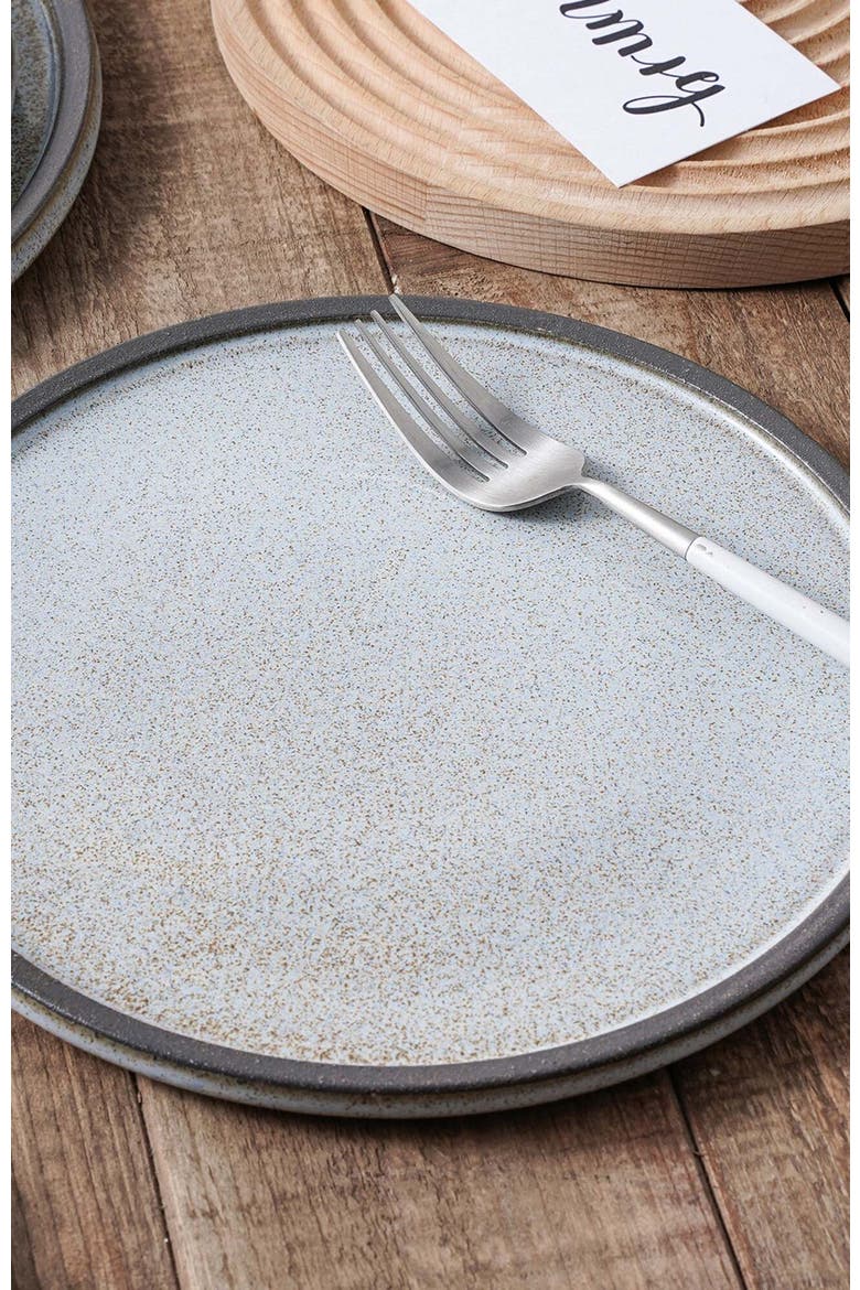 Vince Stoneware 4-Piece  Dinner Plate Set, Alternate, color, Gray-Green-Blue