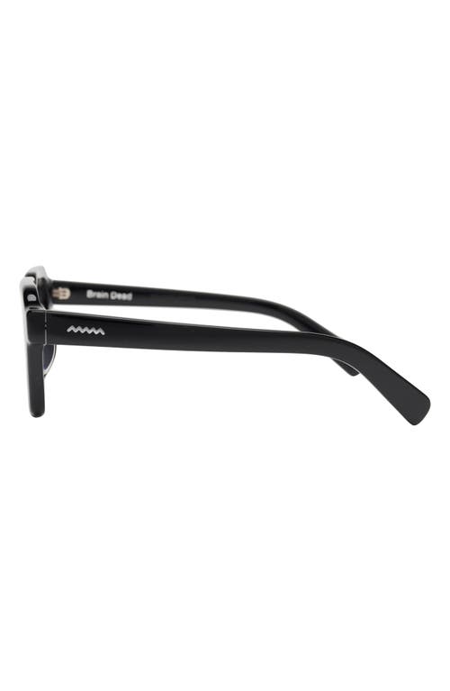 Brain Dead Staunton Post Modern Primitive 51mm Rectangular Sunglasses In Black