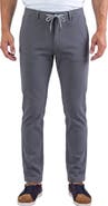 Maceoo Drawstring Stretch Trousers