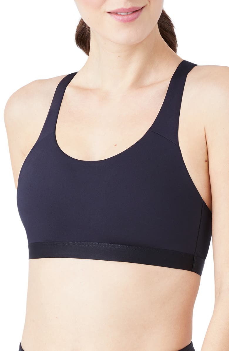 b.tempt'd by Wacoal B.Active Sports Bra, Main, color, Night