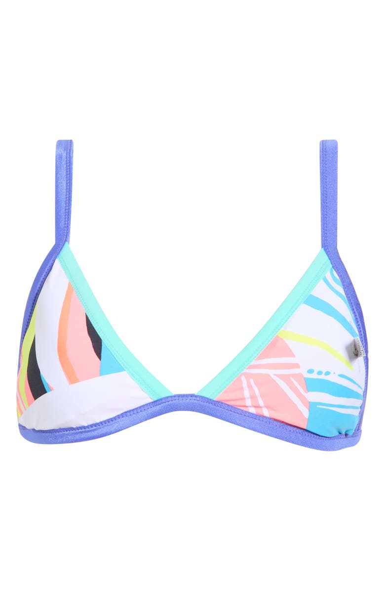 Maaji Rewind Reversible Triangle Bikini Top, Alternate, color, Pink