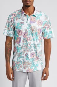Swannies Bailey Floral Golf Polo
