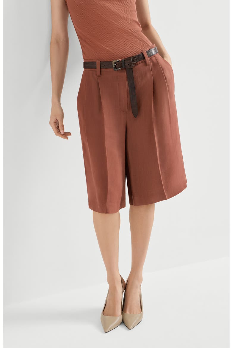 Sartorial Bermuda shorts, Alternate, color, Orange