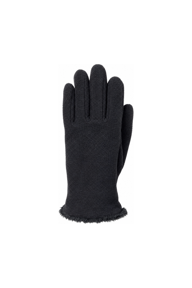 Women's Plush Lined Fleece Winter Glove, Alternate, color, Black