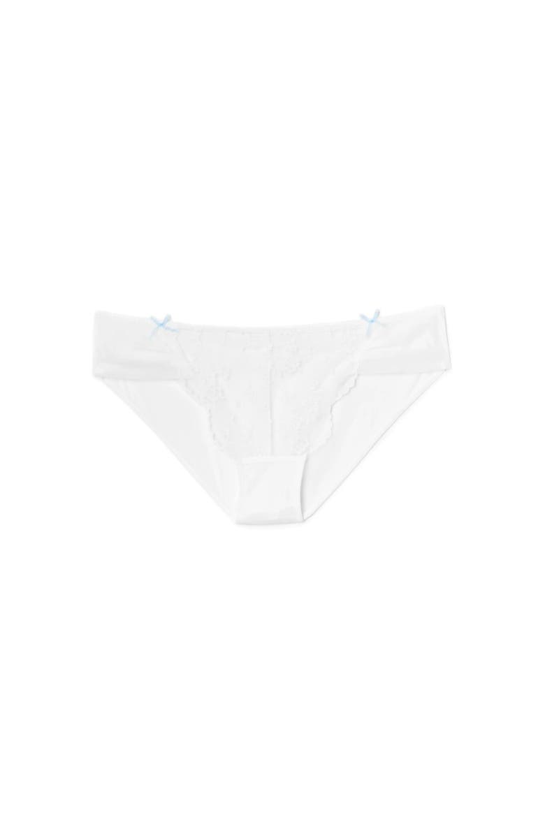 Adore Me Clera Bikini Panties, Alternate, color, White