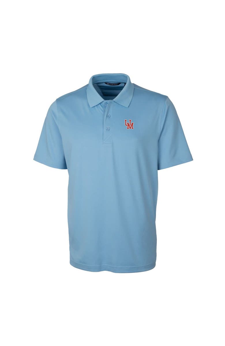 Cutter & Buck Men's Cutter & Buck Light Blue Ole Miss Rebels Forge Stretch Polo, Alternate, color, 