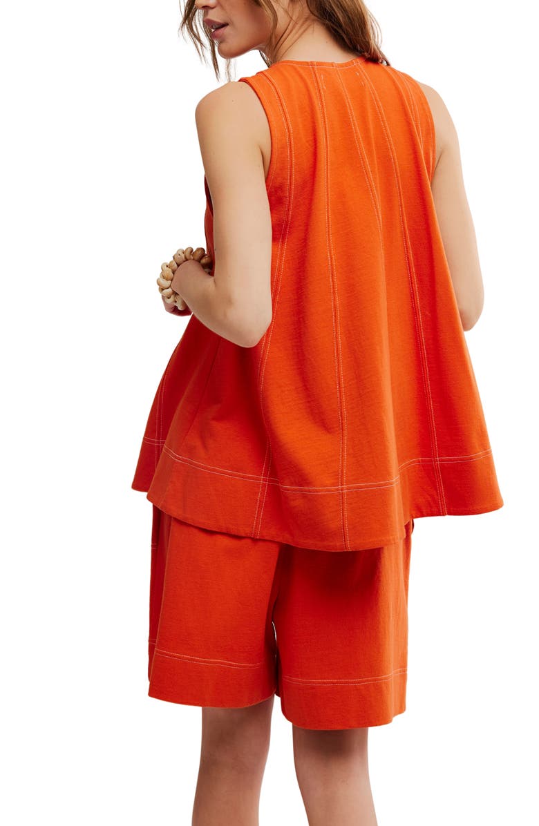 Free People Strada Swing Top & Shorts Set, Alternate, color, 